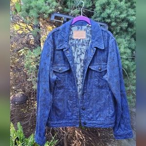 Levi's Made & Crafted Denim Trucker Jacket - Embroidered Size 2 - Medium Unisex